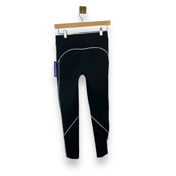 NWT Peter Nygard Slims Leggings in Black with White Trim Size S - Picture 11 of 13
